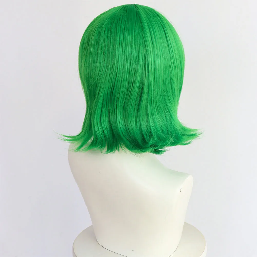 2024 Disgust Cosplay Wig Heat Resistant Synthetic Hair Carnival Halloween Party Props