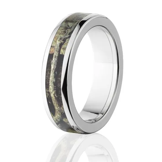 6 MM Break Up Infinity Camo Rings, Break Up Infinity Camo Bands