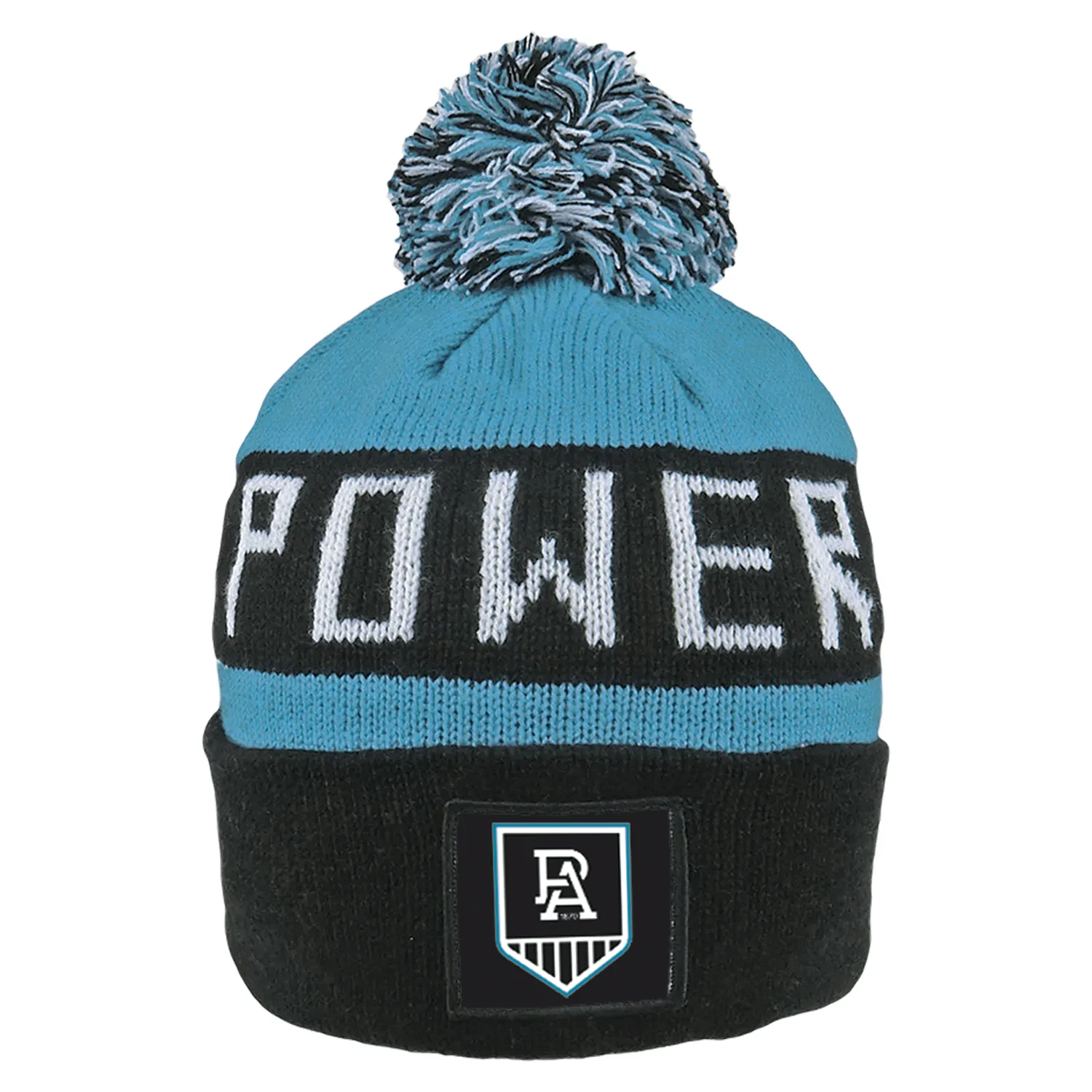 AFL Bar Beanie - Port Adelaide Power - Winter Hat - Adult - OSFM