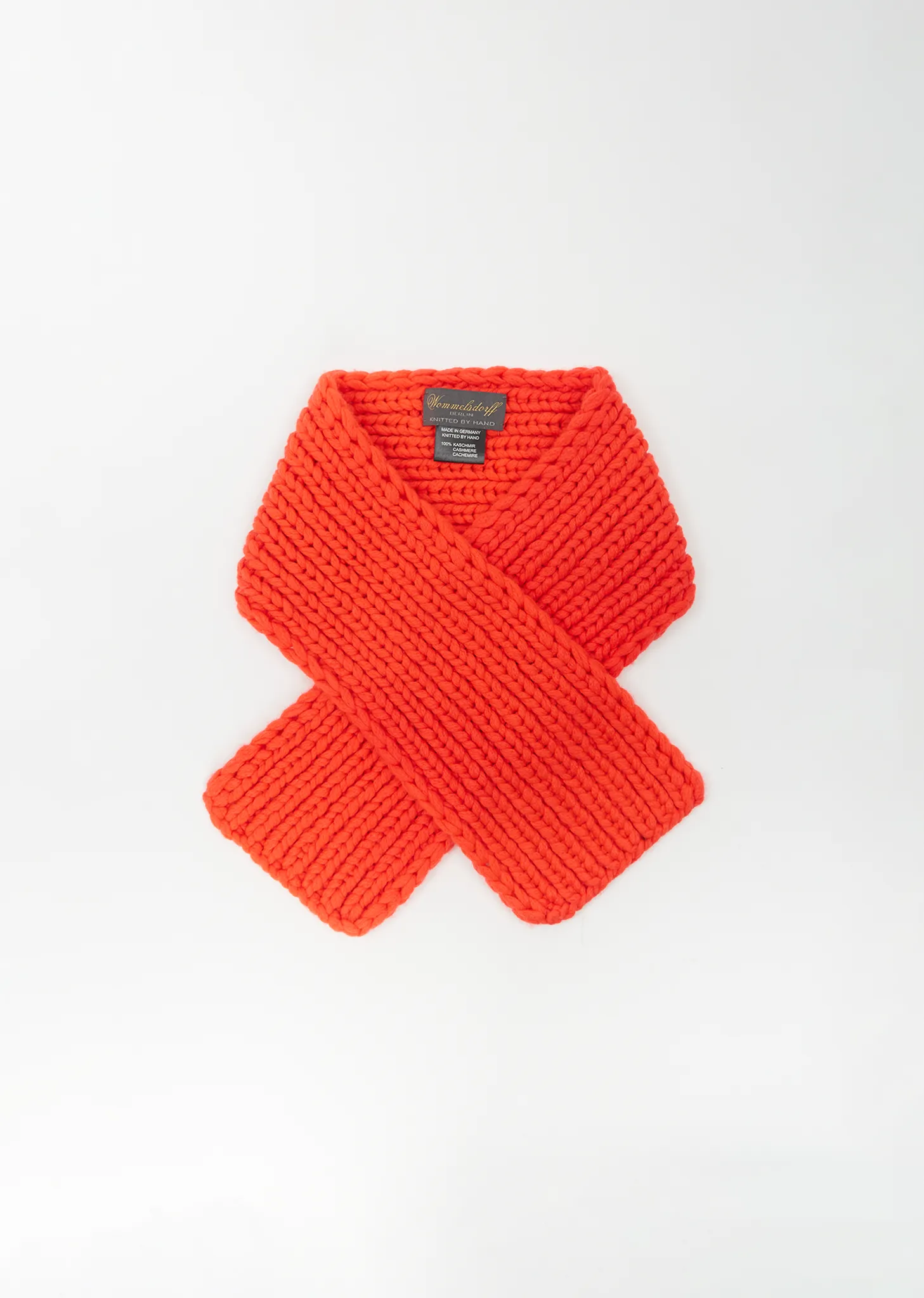 Agnes Cashmere Scarf — Scarlet