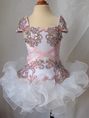 Alluring Infant/toddler/baby/children/kids Girl's gorgeous Pageant Dress 1--4T G167A