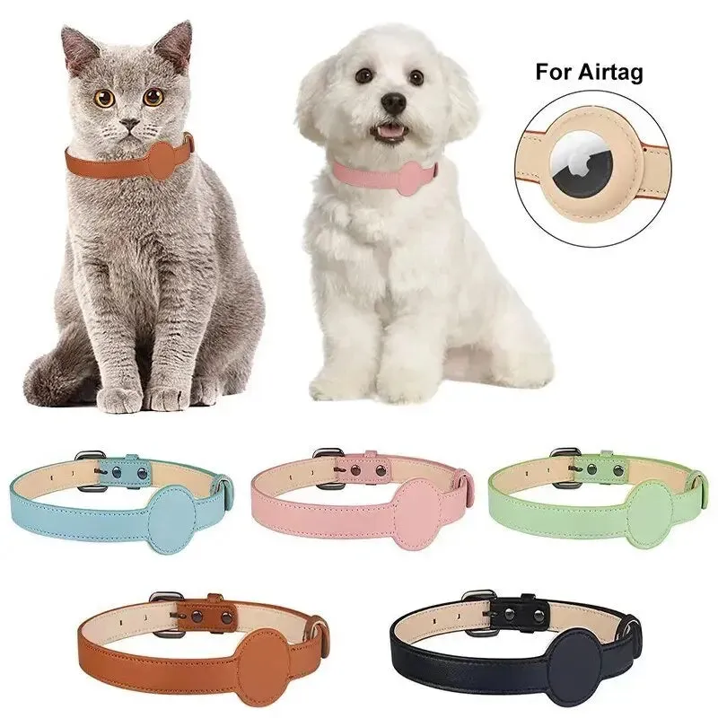 Anniepaw New Pet Cat Collar Safety Anti-Lost Removable Pet Positioning Tracking Collar AirTag Dog Collar Outdoors Walking Pet Supplies