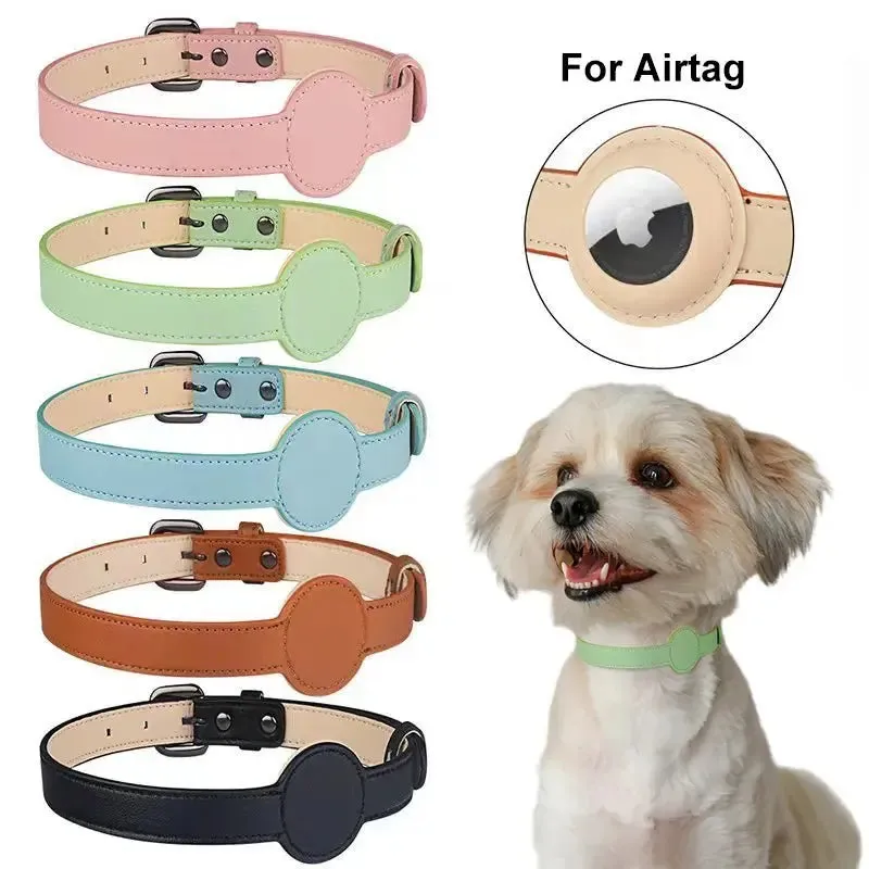 Anniepaw New Pet Cat Collar Safety Anti-Lost Removable Pet Positioning Tracking Collar AirTag Dog Collar Outdoors Walking Pet Supplies