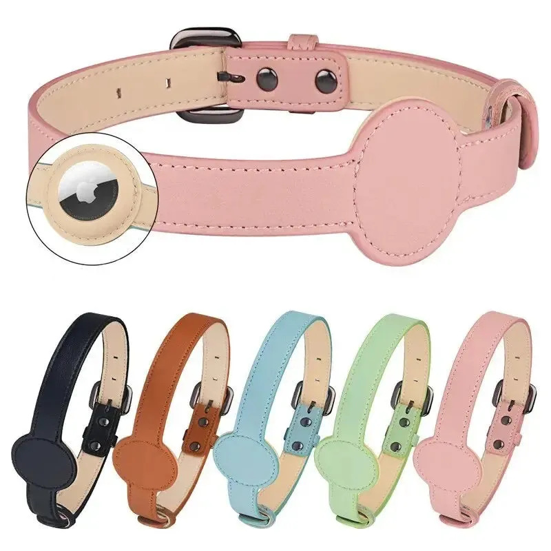 Anniepaw New Pet Cat Collar Safety Anti-Lost Removable Pet Positioning Tracking Collar AirTag Dog Collar Outdoors Walking Pet Supplies