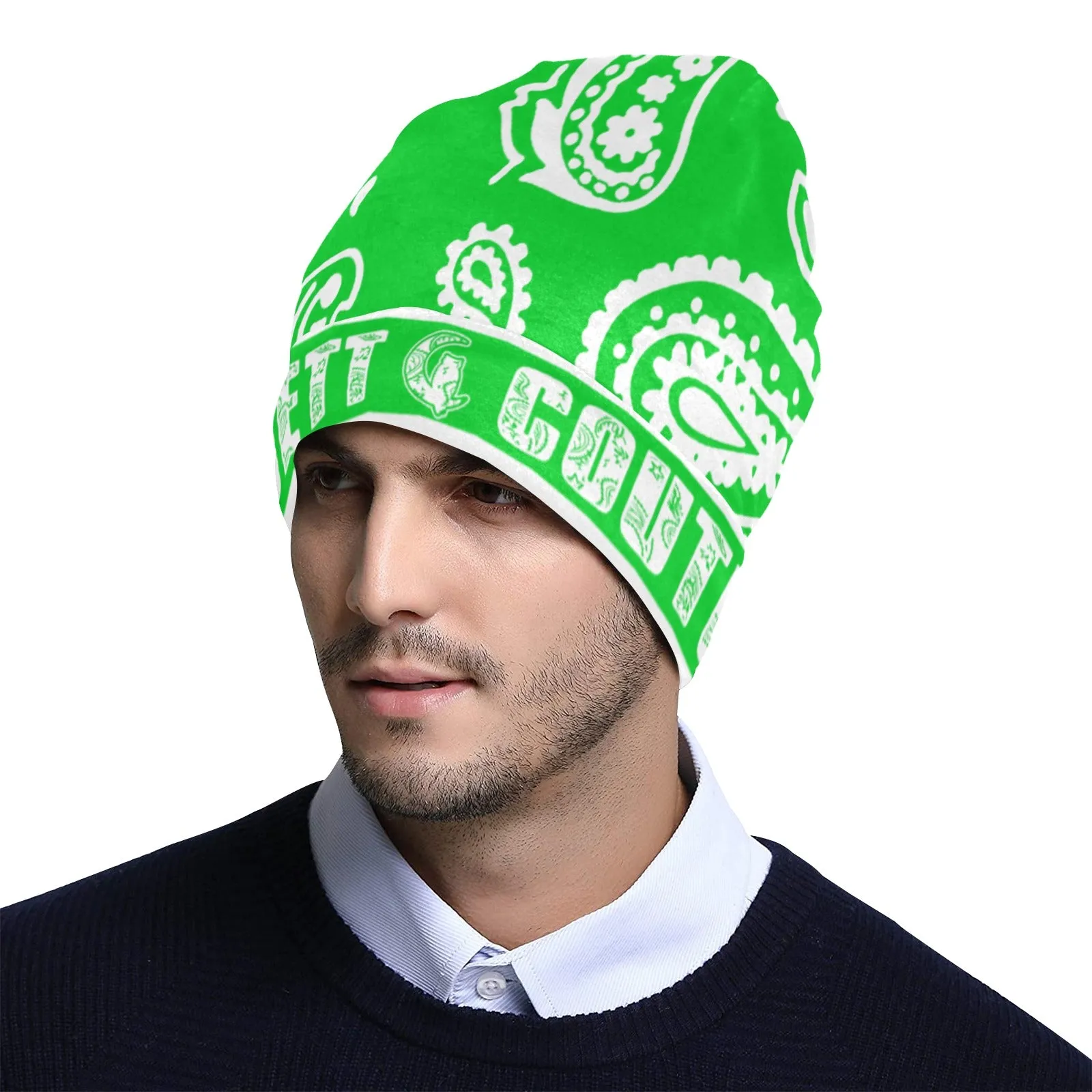 BANDANA PAISLEY All Over Print Beanie for Adults