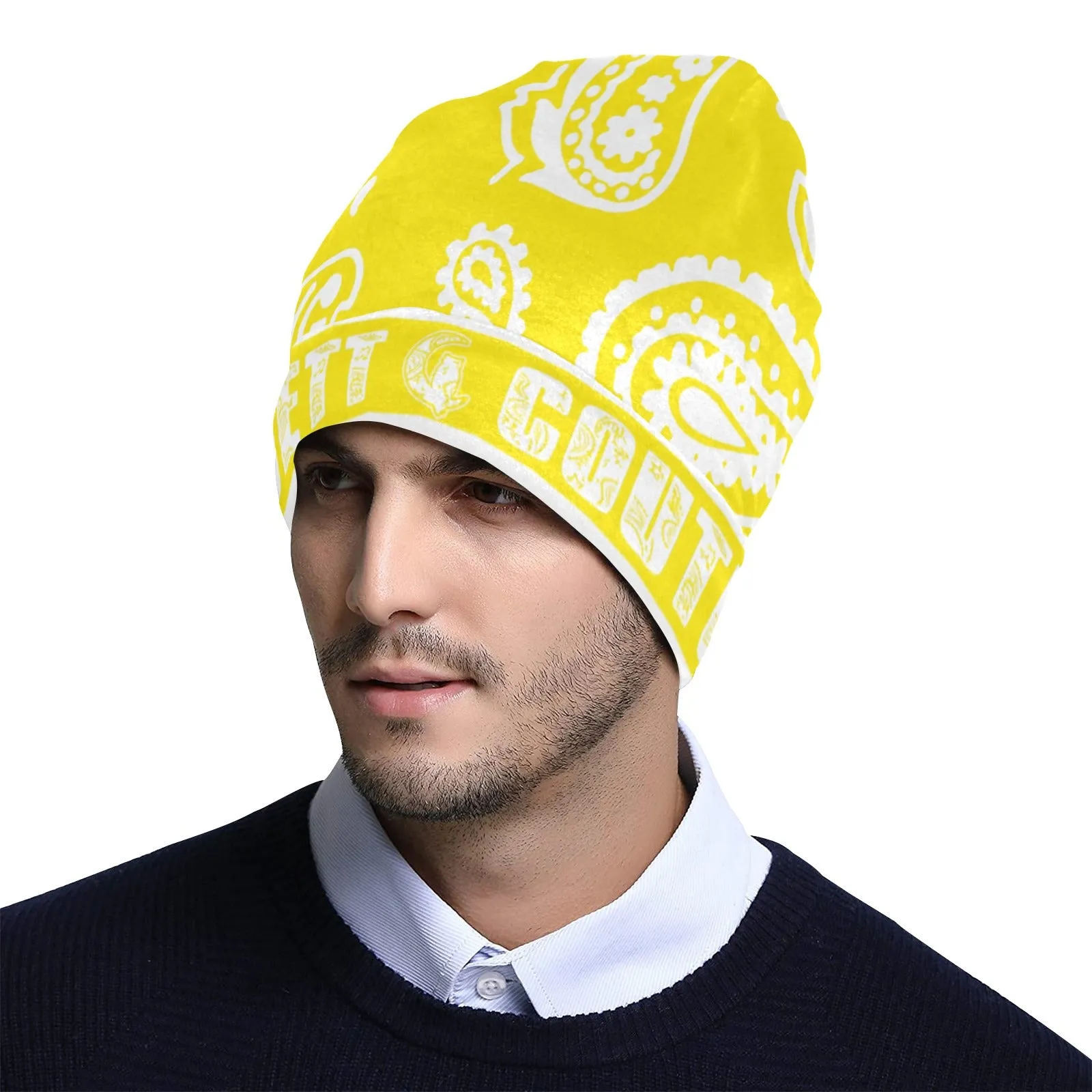 BANDANA PAISLEY All Over Print Beanie for Adults