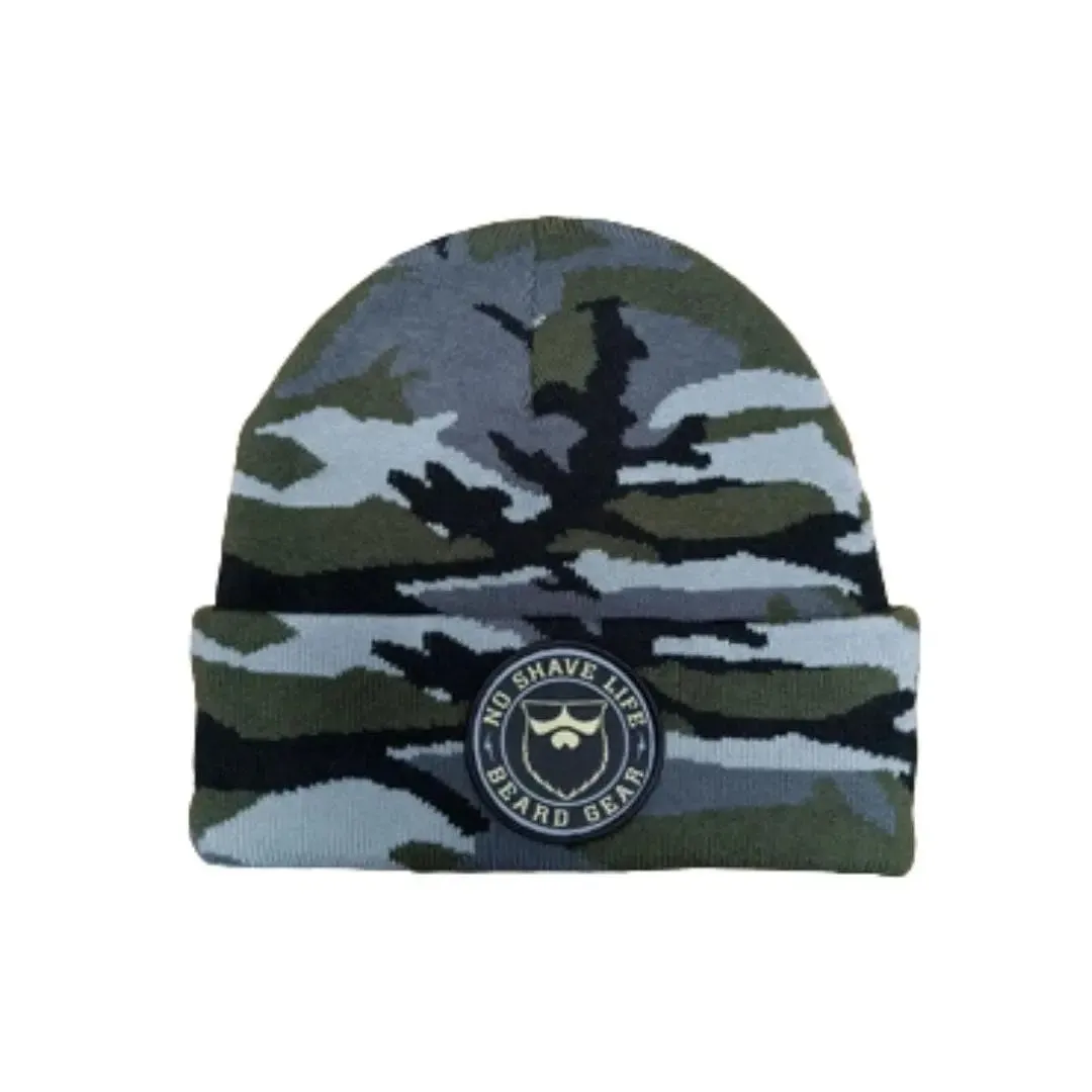 Beard Gear Camo Roll Up Beanie