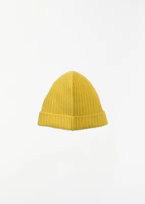 Bicolour Beanie — Yellow