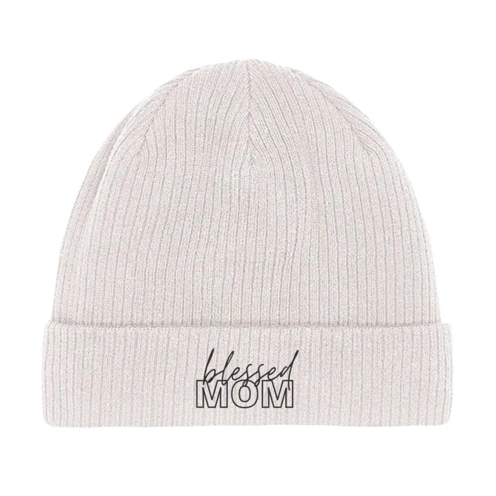 Blessed Mom Beanie (bestickt)