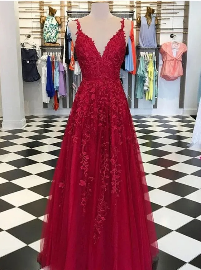 Burgundy Prom Dress , Evening Dress, Winter Formal Dress, Pageant Dance Dresses, Graduation School Party Gown, PC0045