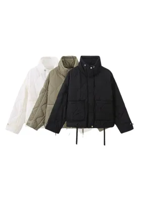 ‘Caroline’ Cotton Puffer Jacket （2 color)