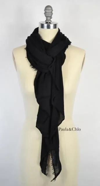 Cashmere Love Scarf Black