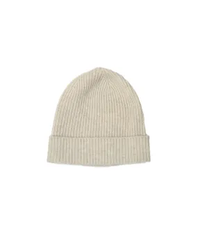 Cashmere-Merino Beanie | Oat