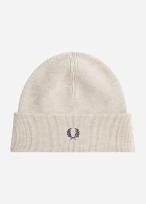 Classic beanie - porridge anchor grey