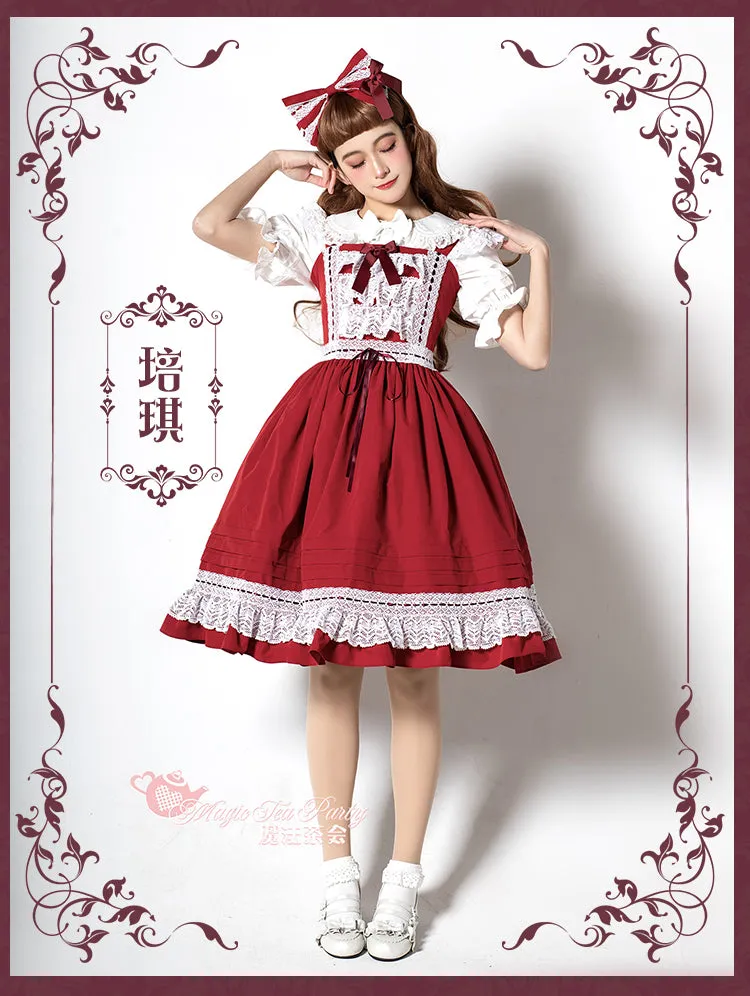 Classic Lolita JSK Dress Short Party Dress by Magic Tea Party