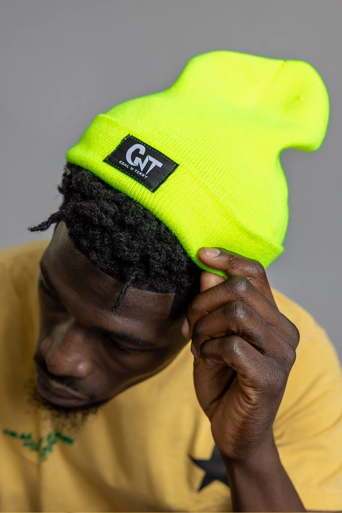 CNT BEANIE HAT- NEON GREEN