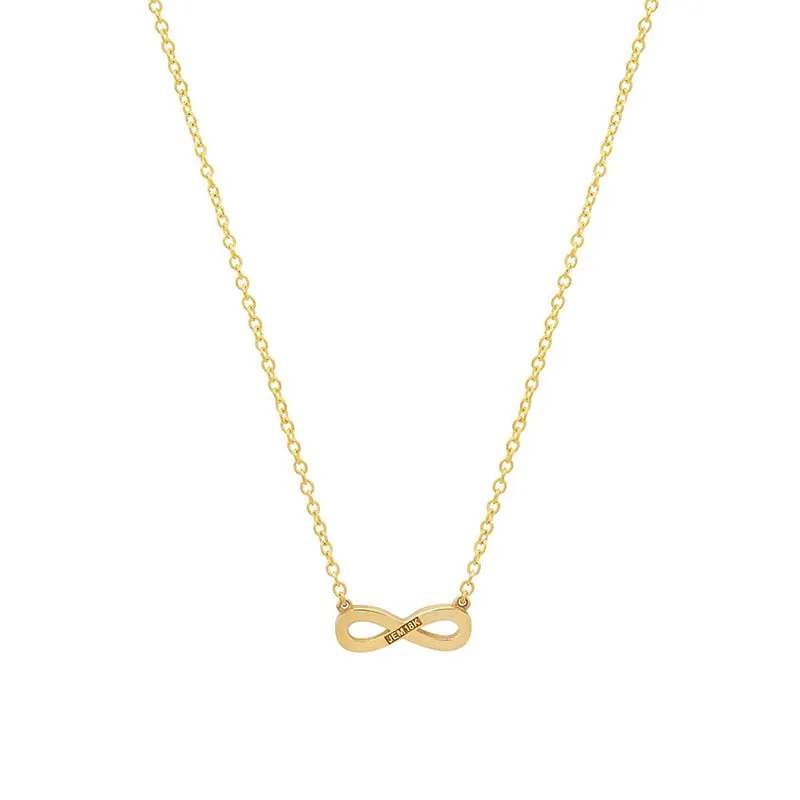 Diamond Mini Infinity Necklace