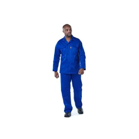 DROMEX EXECUFIT POLYCOTTON CONTI PANTS COLOUR-ROYAL SIZE 46