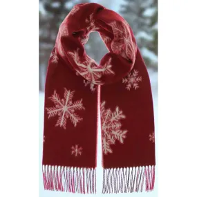 Fraas - Snowflake Scarf - Red