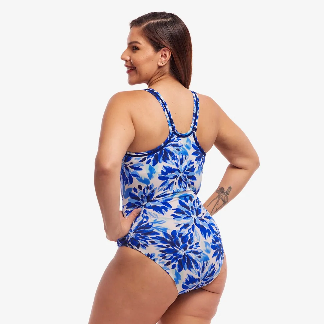 Funkita Ladies Locked in Lucy One Piece Blossom Blue