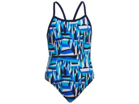 Funkita Single Strap Girls One Piece Swimsuit (Polar Caps)