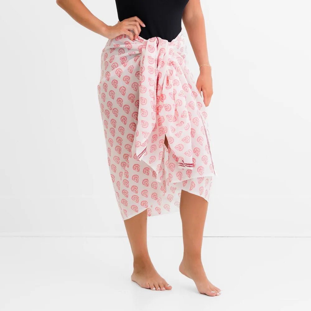 India Hicks Carnation Blush Sarong