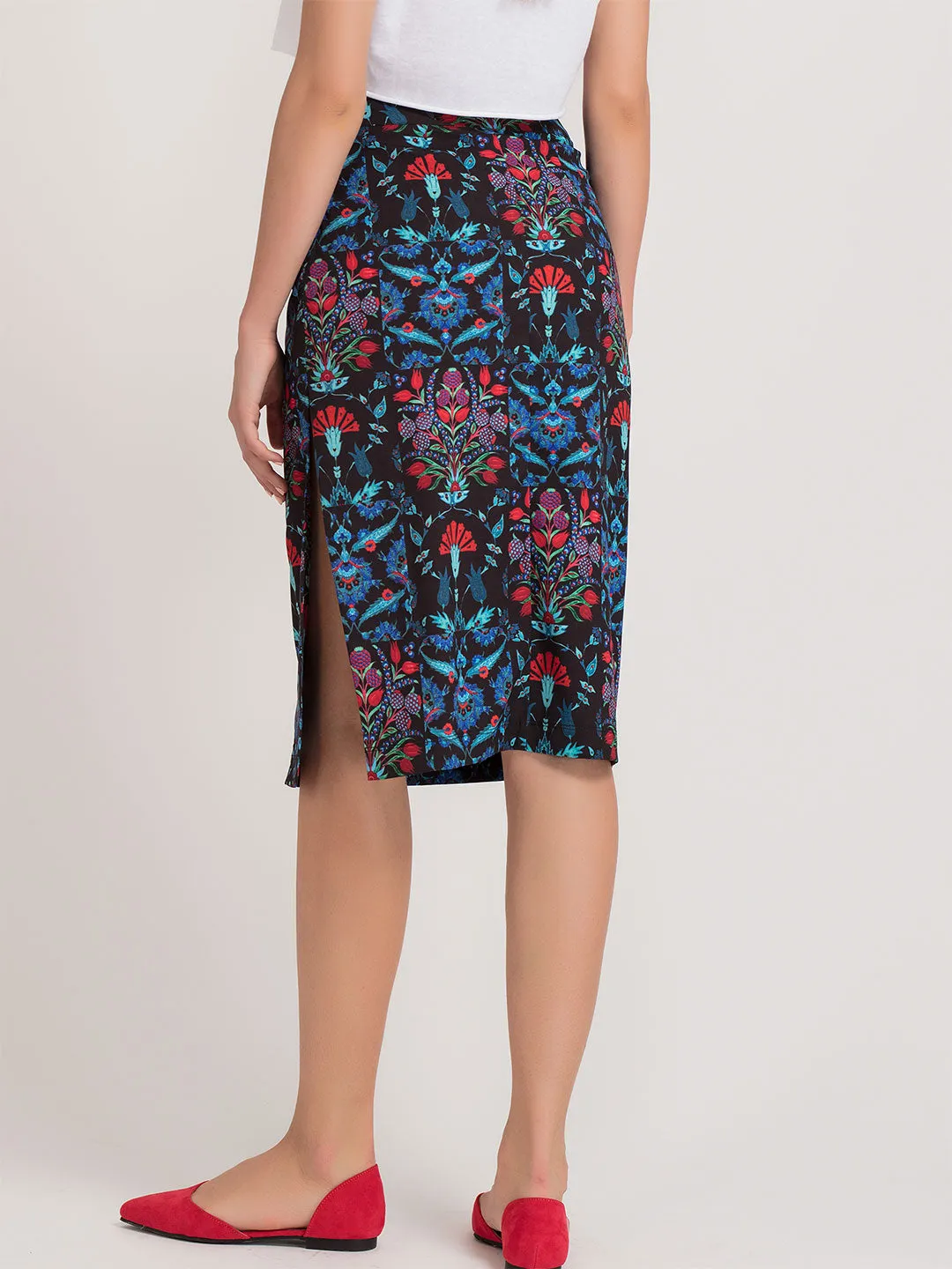 Iznik Pencil Skirt