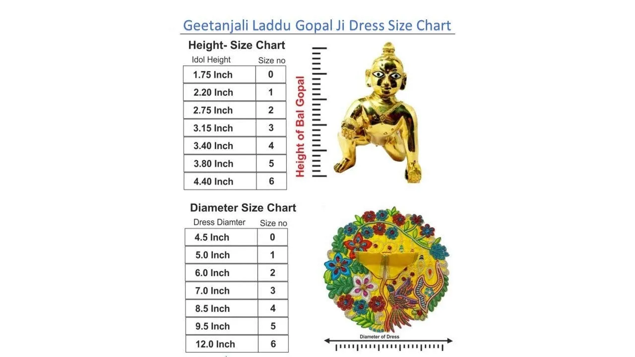 Kanha Ji Dress Combo With Pagdi | Thakur Ji Vastra with Pagdi ( Set of 2 Dresses )