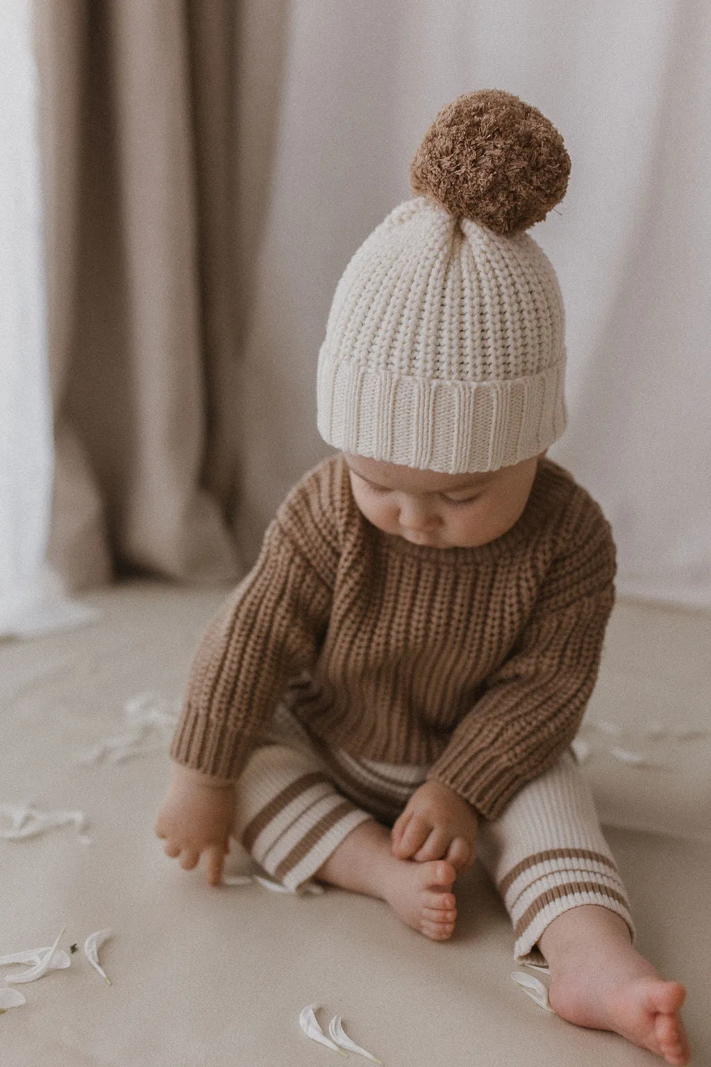 Knit Beanie | Natural-Cedar