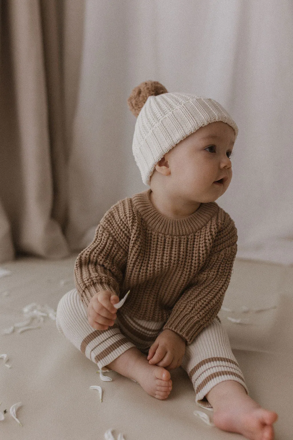 Knit Beanie | Natural-Cedar