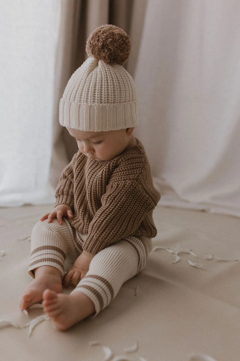 Knit Beanie | Natural-Cedar