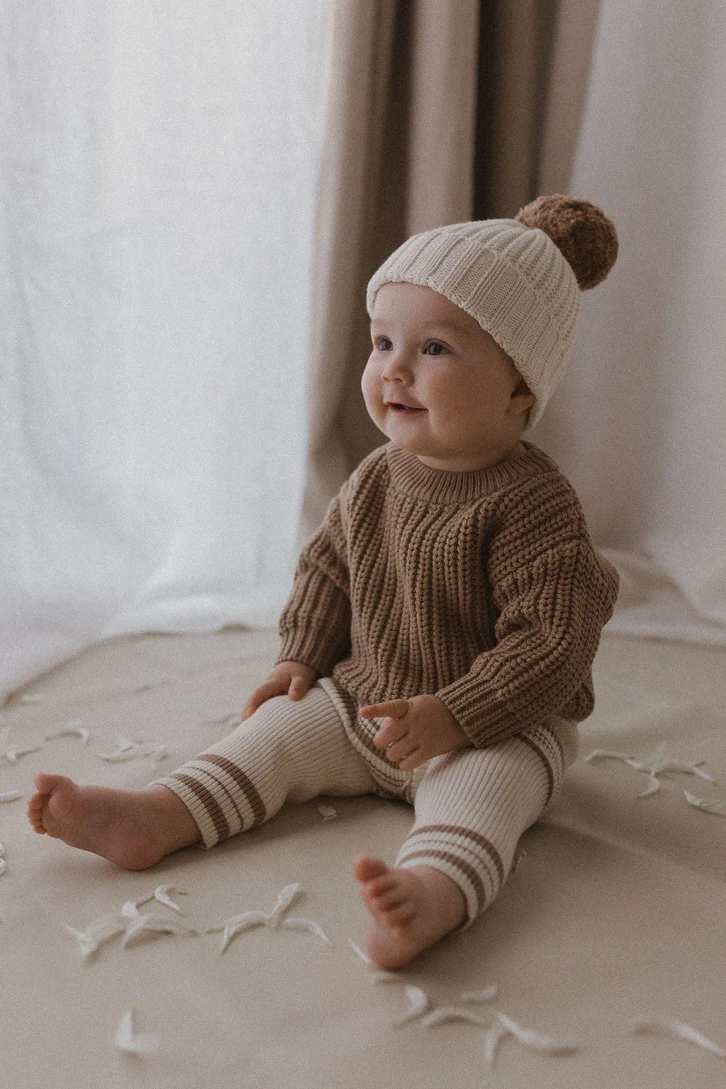 Knit Beanie | Natural-Cedar