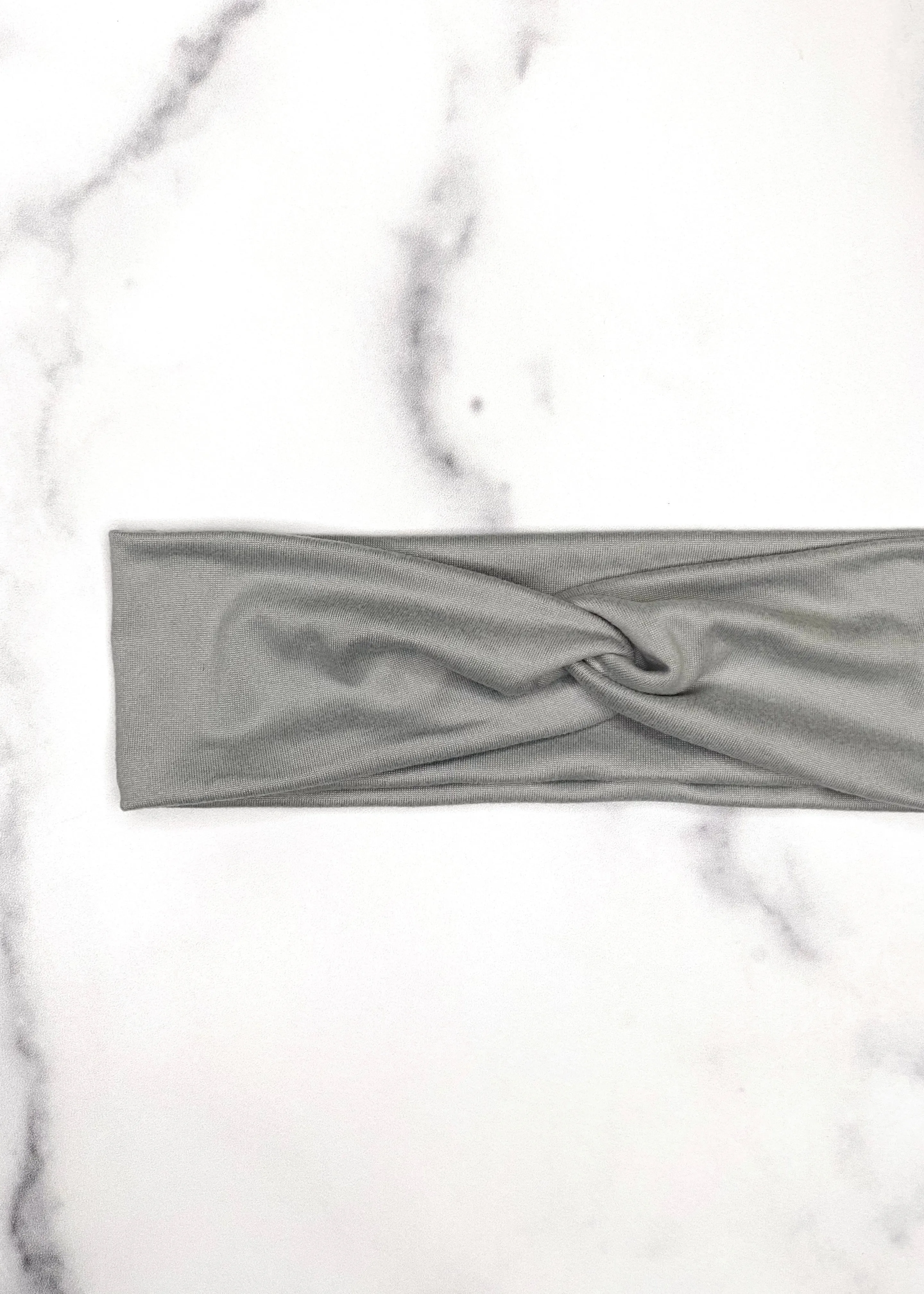 Light Gray Infinity Headband