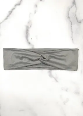 Light Gray Infinity Headband