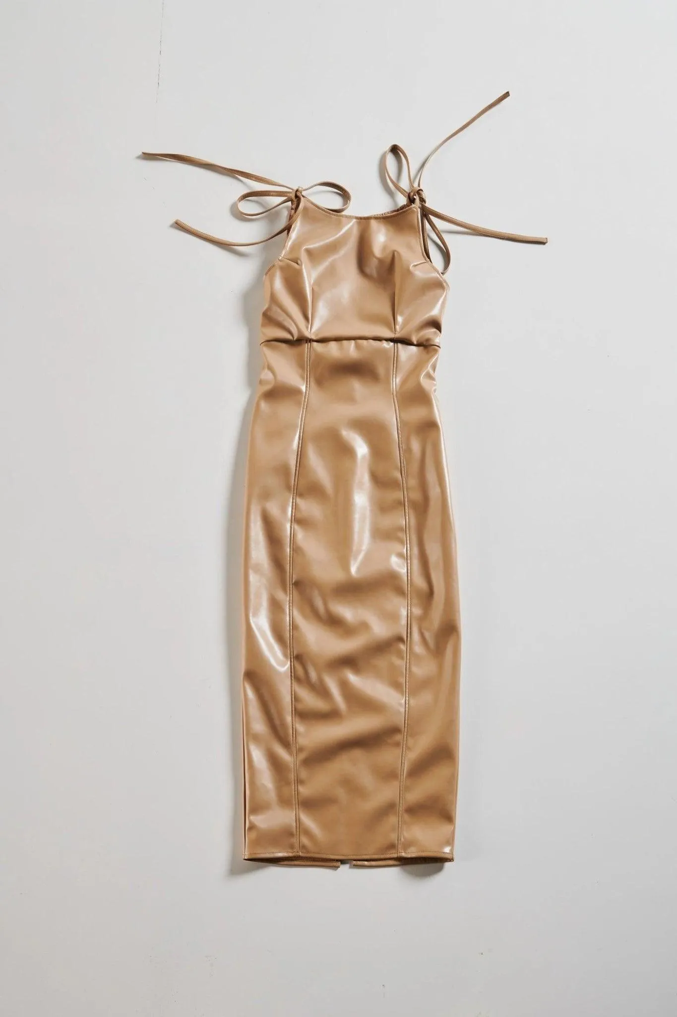 Longline Leather Chic Dress