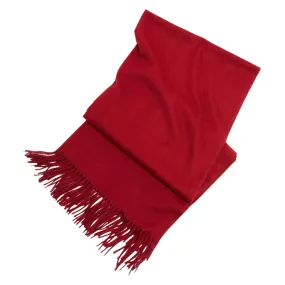 Look by M Soft Basic Burgundy Cashmere Scarf (Women's)