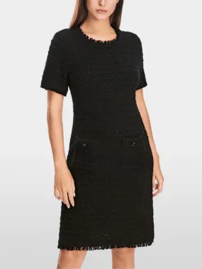 Marc Cain Collections Black Knitted Dress XC 21.45 M24 COL 900