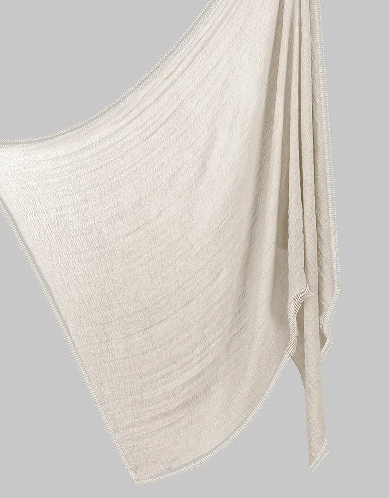 Modelle Crinkled Scarf - Shades of White