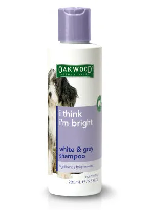 Oakwood Dog Shampoo for White and Grey Coats