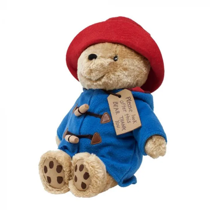 PADDINGTON BEAR SITTING SOFT TOY 21CM