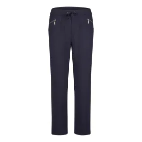 Rabe Trouser with Zip Pocket | Navy