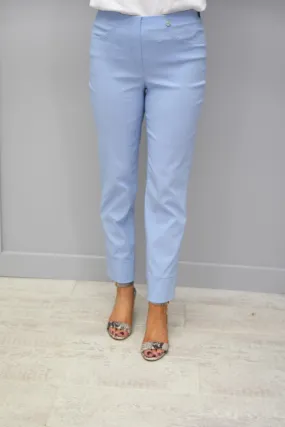 Robell Bella Powder Blue 7/8 Trousers - 51568 5499 160