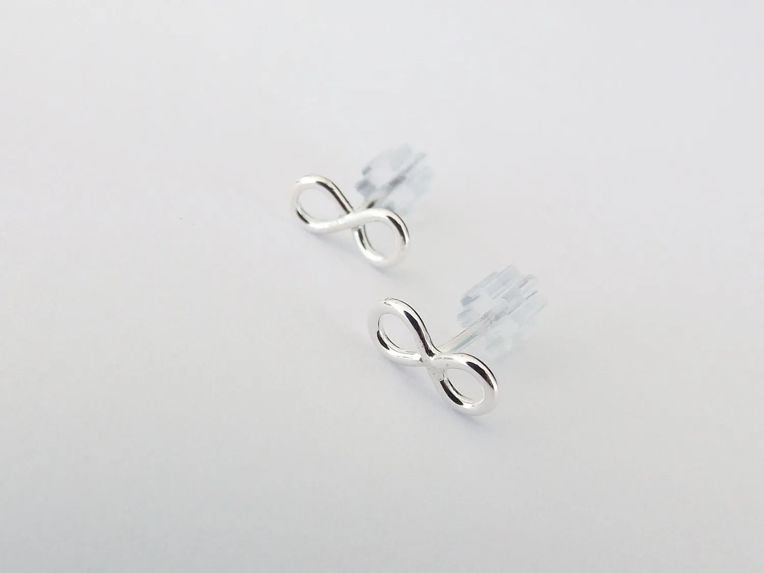 Simple Earrings, Infinity Earrings, Tiny Earrings, Post Earrings, Stud Earrings, Metal Earrings, Modern Jewelry, Minimalist