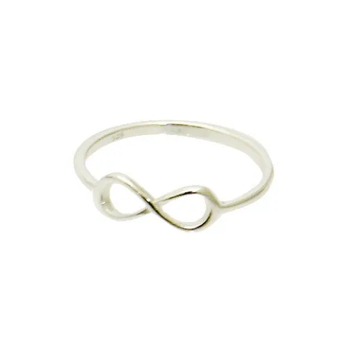 Sterling Silver Thin Infinity Ring