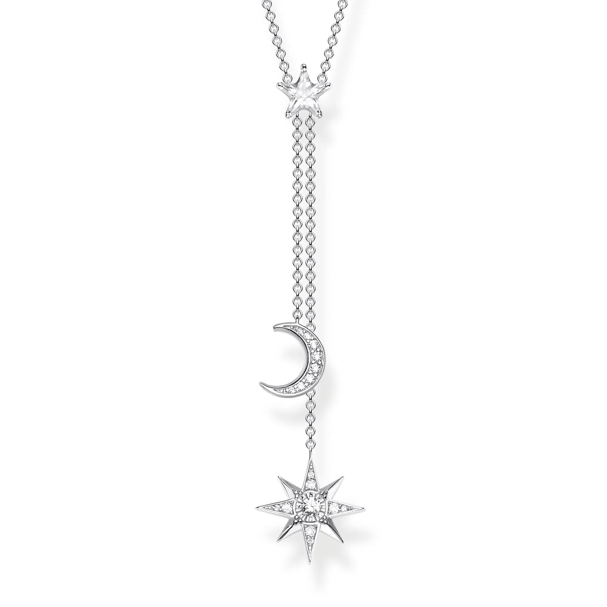 Thomas Sabo Necklace Star & Moon Silver