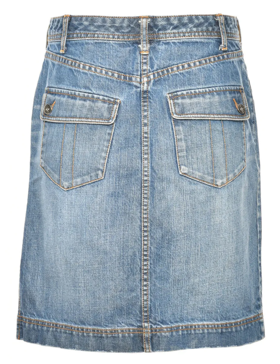 Tommy Hilfiger 1990s Denim Skirt - S